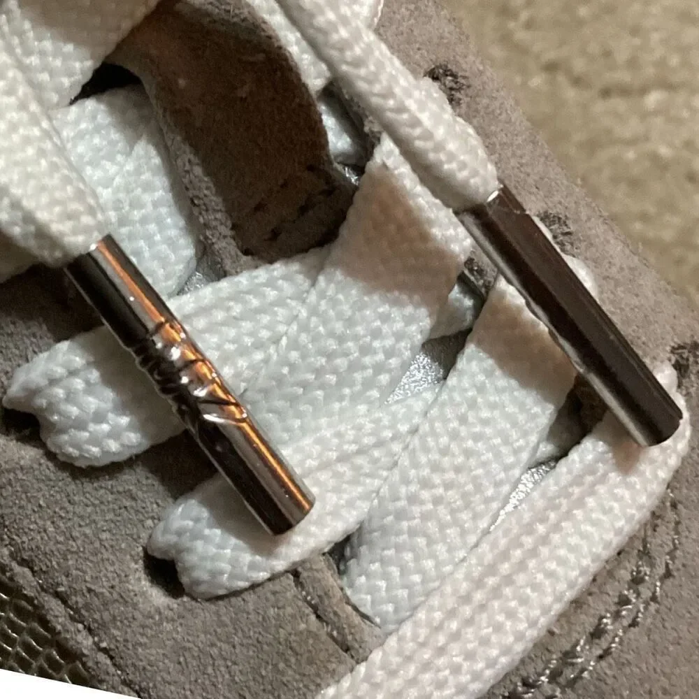 Michael Kors Stanton Trainer Metallic Lace Up Sneaker
